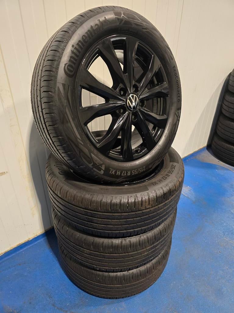 🌞Originele VW Barahona velgen 17 inch Caddy MK5, Banden en Velgen, 17 inch, Ophalen of Verzenden, Personenwagen