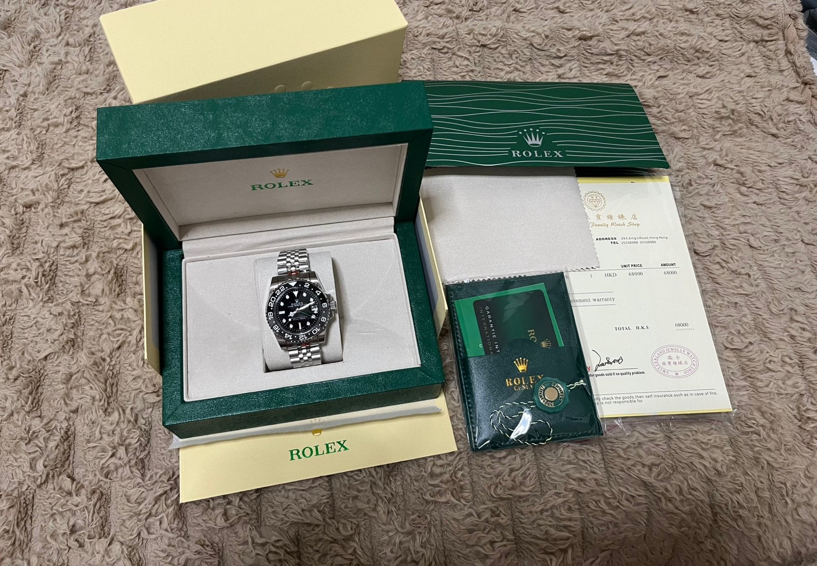 Rolex gmt master ll bruce wayne, Sieraden, Tassen en Uiterlijk, Staal, Polshorloge, Nieuw, Ophalen of Verzenden