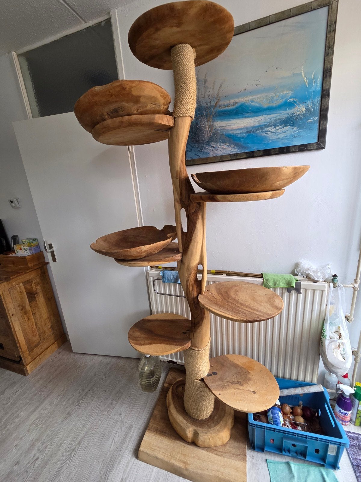 Kattenboom xxl, Ophalen, Zo goed als nieuw, Krabpaal