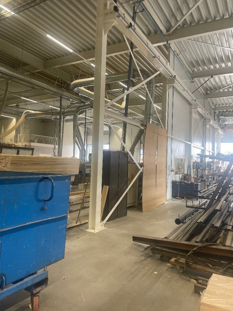 kraan baan staal constructie, Ophalen, Zo goed als nieuw, IJzer