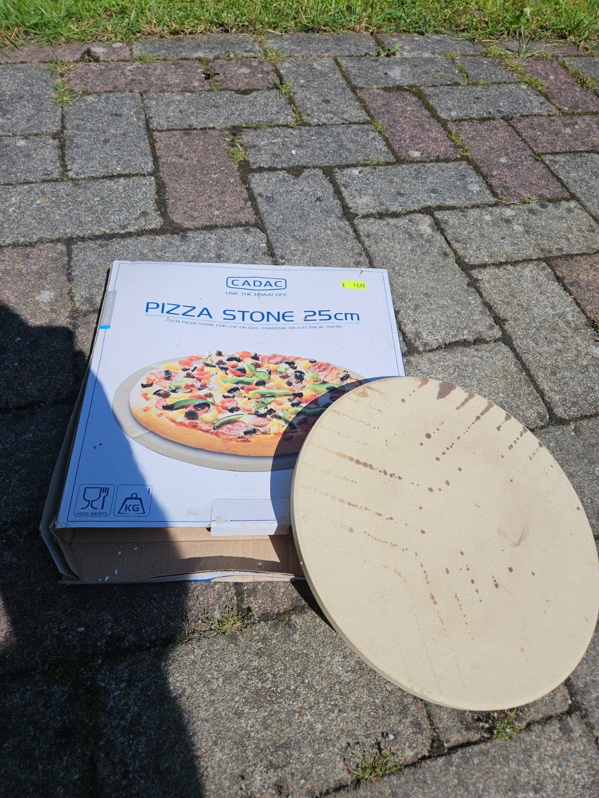 Cadac pizzasteen 25 cm, Verzenden, Zo goed als nieuw, CADAC