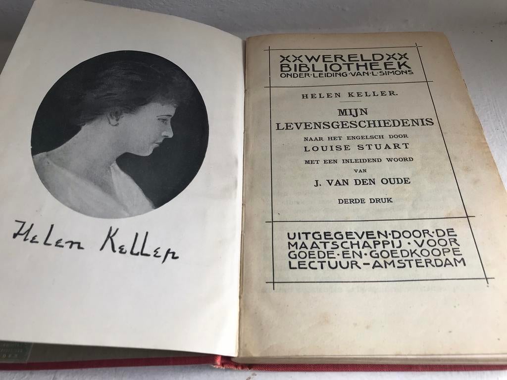 Helen Keller mijn levensgeschiedenis / Louise Stuart, Boeken, Ophalen of Verzenden, Gelezen, Overige