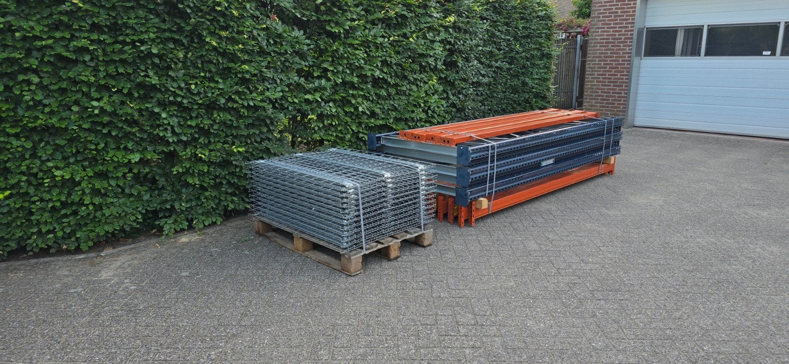 11,5 meter mecalux palletstelling , stelling, Ophalen of Verzenden