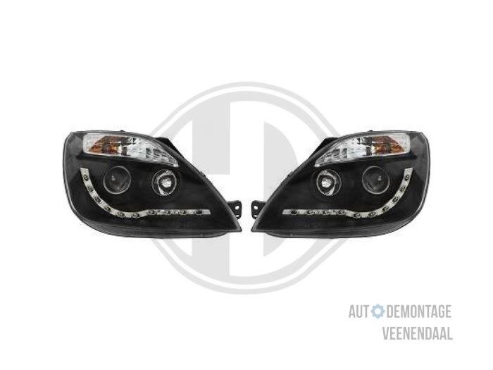 Koplampset links + rechts van een Ford Fiesta, -, -, Nieuw, Ophalen of Verzenden