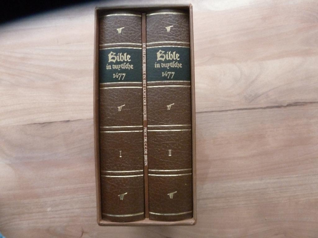 De Delftse Bijbel van 1477 / Bible in duytsche 1477, Ophalen of Verzenden, Zo goed als nieuw, Christendom | Katholiek