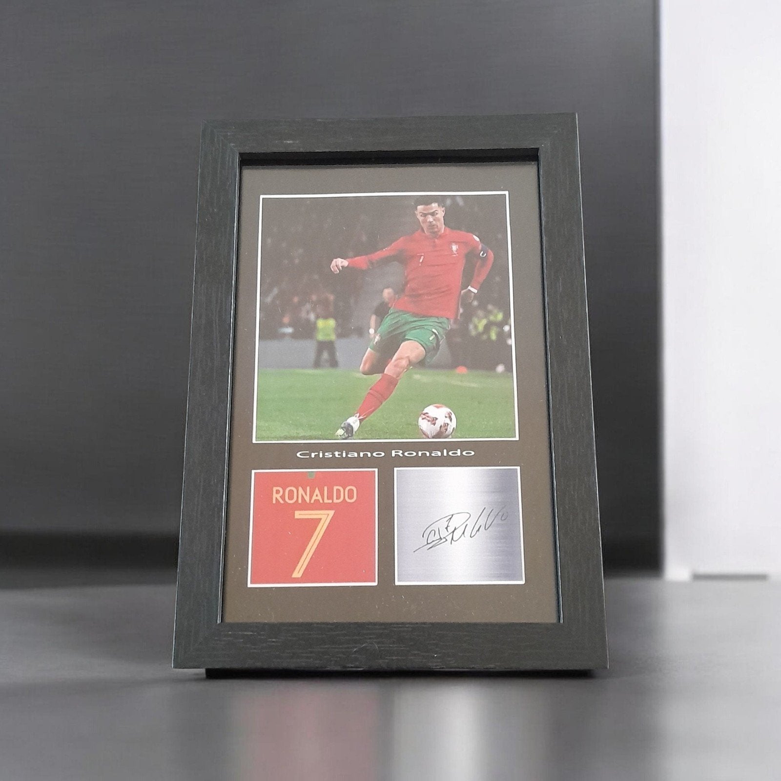 Ingelijste voetbalhelden zie beschrijving voor meer info, Nieuw, Ophalen of Verzenden, Fotolijst, Zwart