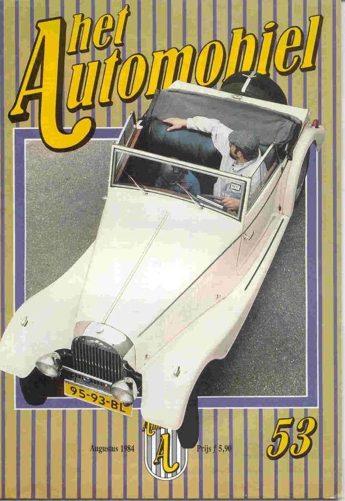 Het Automobiel 53 Morgan, Airflow Cadillac, museum Brussel, Ophalen of Verzenden, Nieuw, Overige merken