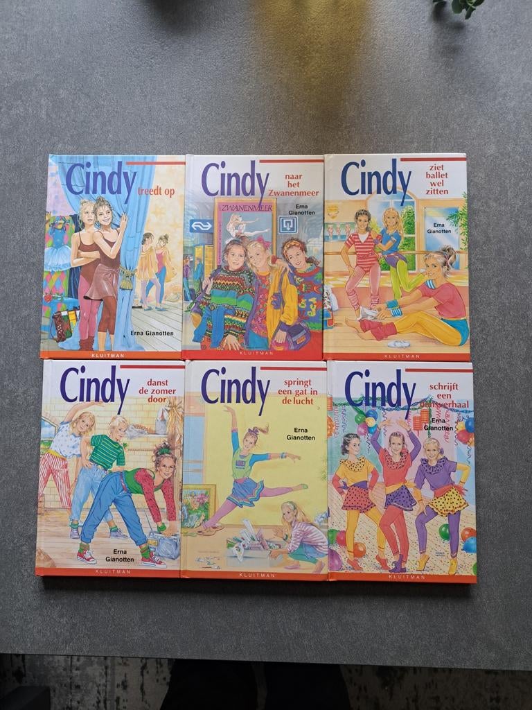 Cindy boekenreeks - 6 delen van Erna Gianotten, Ophalen, Gelezen, Erna Gianotten, Fictie