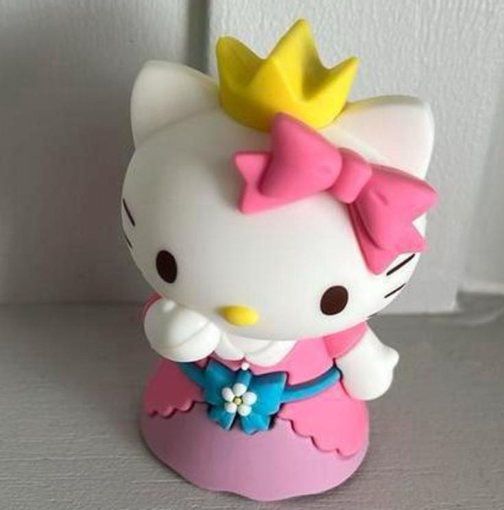 Mini figuurtje hello kitty prinses, Ophalen of Verzenden, Nieuw