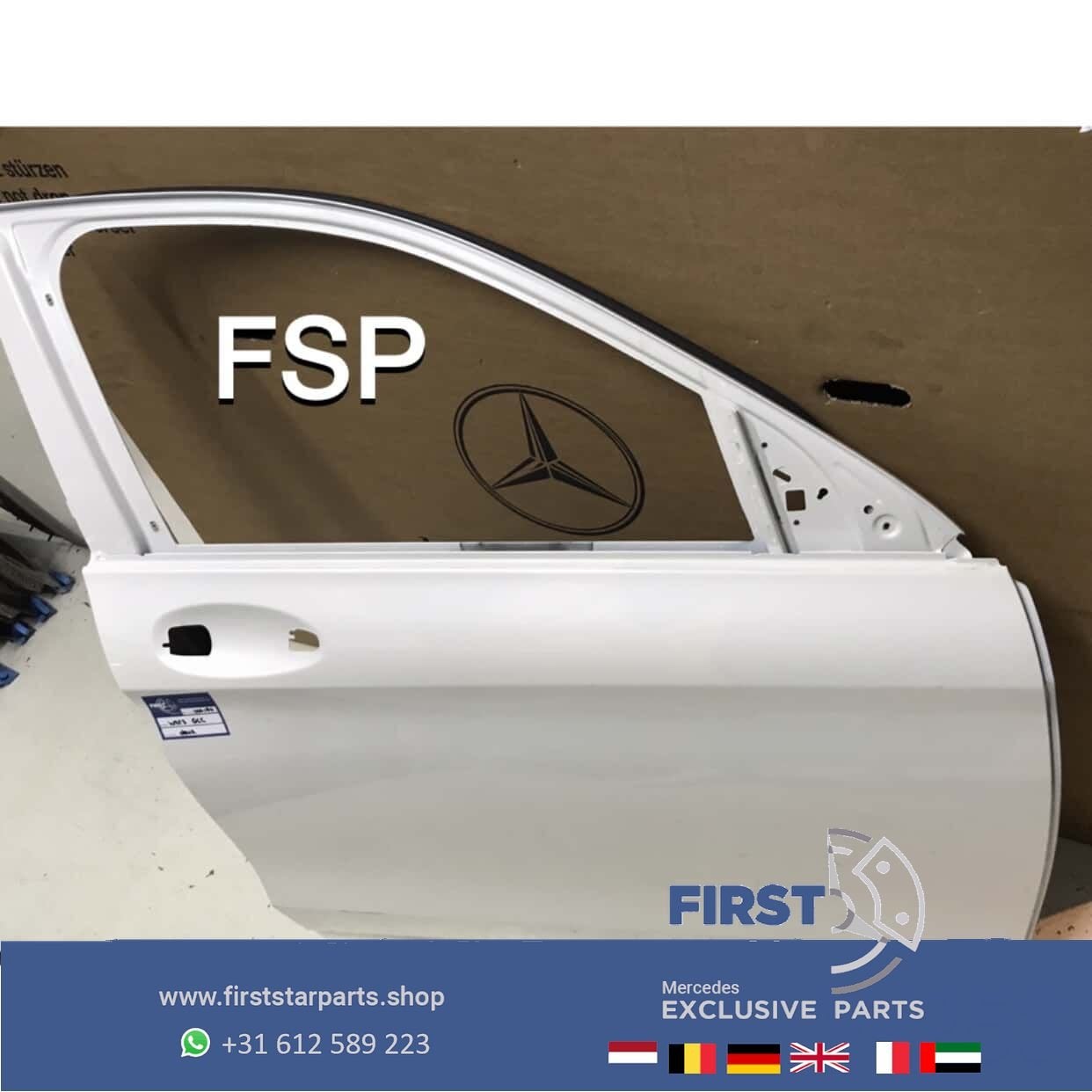 W253 GLC DEUR PORTIER RECHTS VOOR Mercedes GLC Klasse 2016-2, Gebruikt, -, Deur, Ophalen of Verzenden