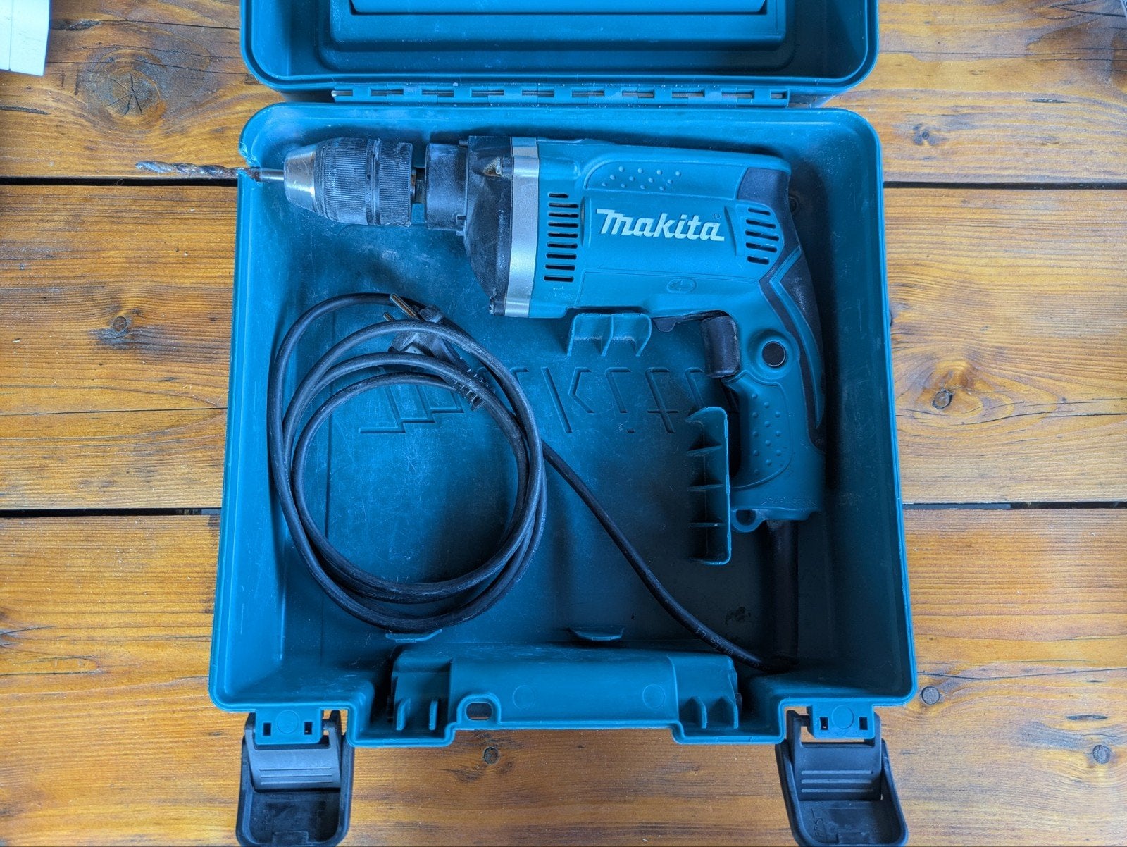 Makita HP1631 klopboormachine (boorkop defect), Ophalen of Verzenden, Gebruikt, Boormachine