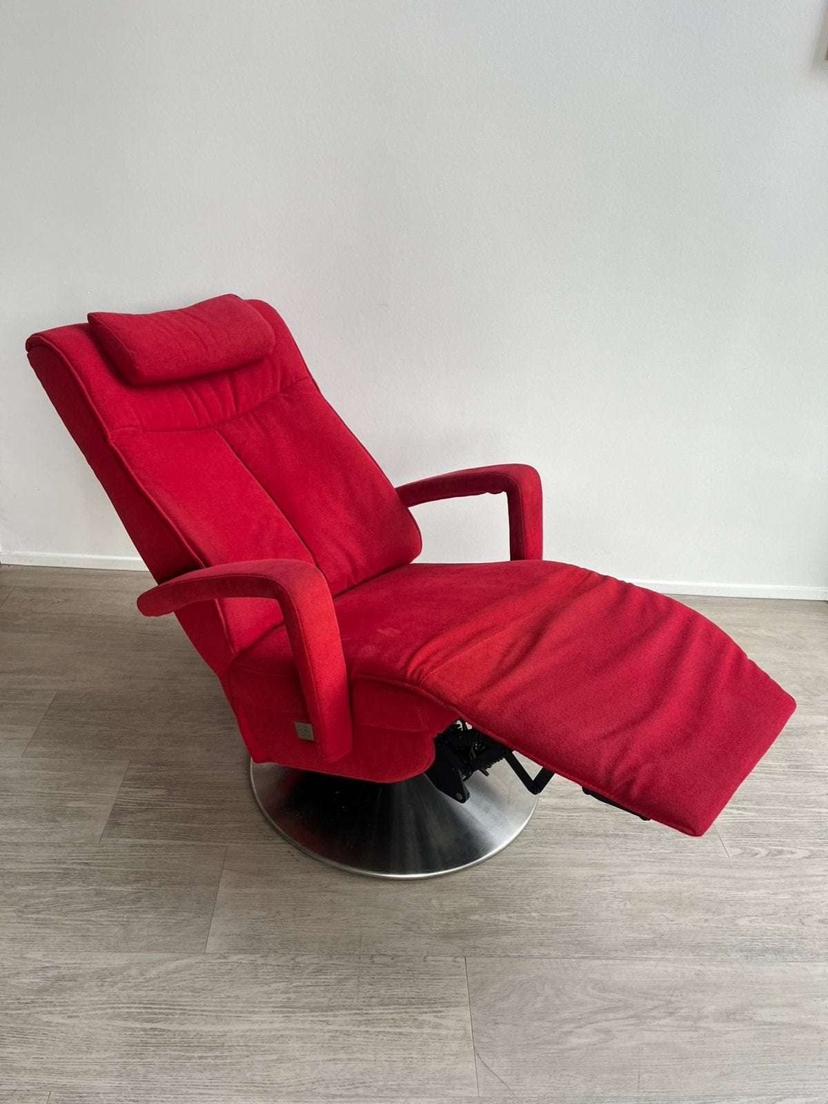 Prominent Sta Op Fauteuil Stockholm S Accu Rood Stof M, Huis en Inrichting, Fauteuils, Ophalen, Zo goed als nieuw, Stof, 50 tot 75 cm