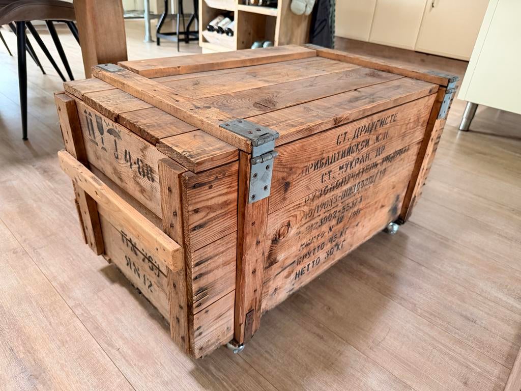 Originele Russische munitiekist - Koude Oorlog, Ophalen, Gebruikt, 50 tot 100 cm, 50 tot 75 cm