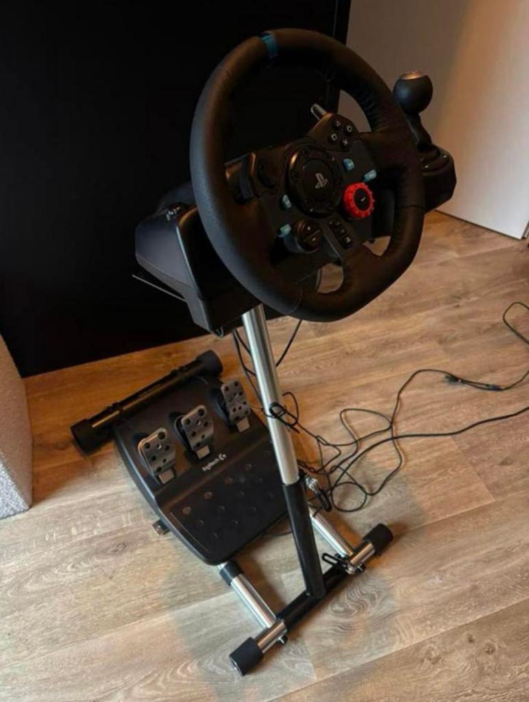 Wheel stand pro-V2 Logitech + racing wheel + driving shifter, Ophalen, Zo goed als nieuw, PlayStation 5