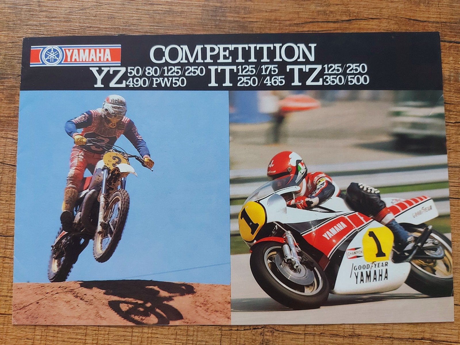Yamaha YZ - IT - TZ cross & race motor folder, Ophalen of Verzenden, Yamaha