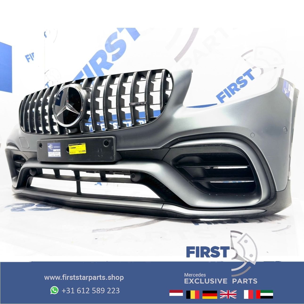 X253 C253 GLC BUMPER AMG VOORBUMPER GLC63 W253 COMPLEET A253, Gebruikt, -, Voor, Ophalen of Verzenden