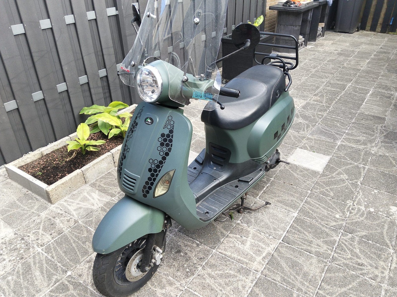 TURBHO Scooter, matgroen, Bouwjaar 2018, Zo goed als nieuw, Benzine, Ophalen, Overige merken