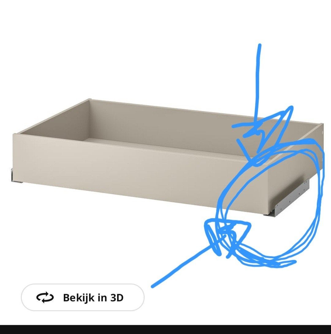 GEZOCHT: IKEA KOMPLEMENT ladegeleiders, Ophalen of Verzenden, Gebruikt