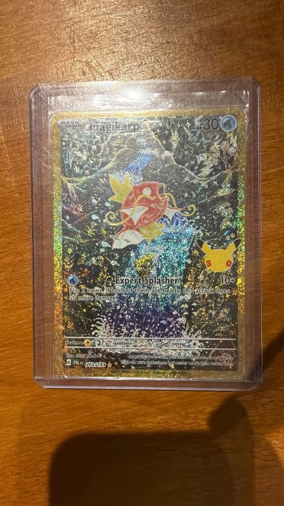 Pokémon Magikarp 203/193 Celebrations Foil Kaart, Ophalen of Verzenden, Zo goed als nieuw, Losse kaart, Foil