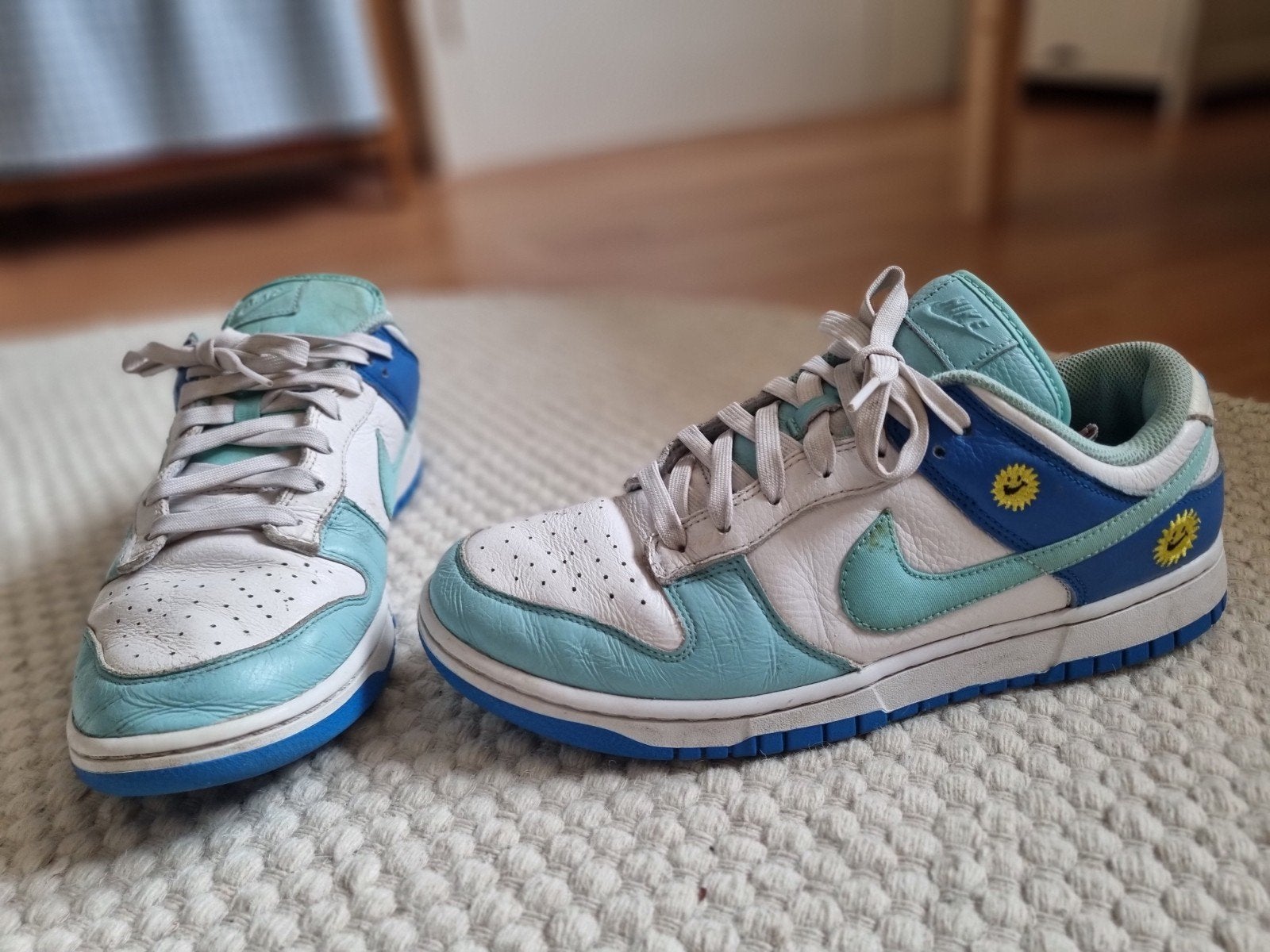 Nike Dunk Low sneakers - Maat 43, Blauw, Nike, Ophalen of Verzenden, Sneakers of Gympen