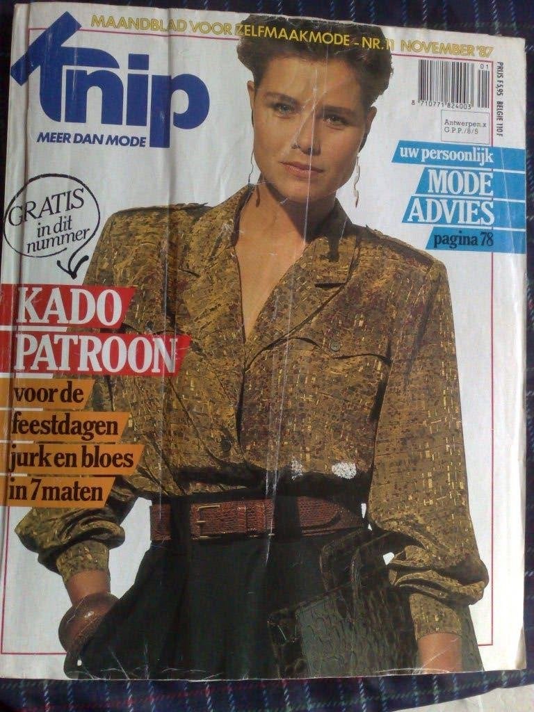 Knipmode kledingpatronen november nr. 11 / 1987, Verzenden, Gebruikt, Vrouw, Knipmode