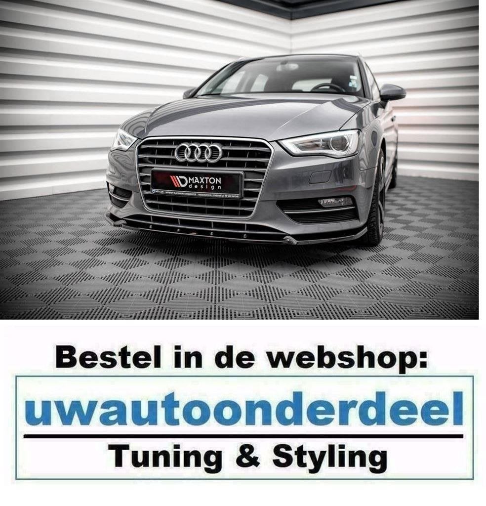 Maxton Spoiler Lip Splitter Voor Audi A3 Sportback Standaard, Verzenden