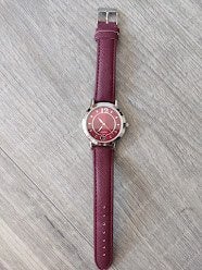 True Spirit bordeaux rood dames horloge (incl batterij), Sieraden, Tassen en Uiterlijk, Horloges | Dames, Overige merken, Kunststof