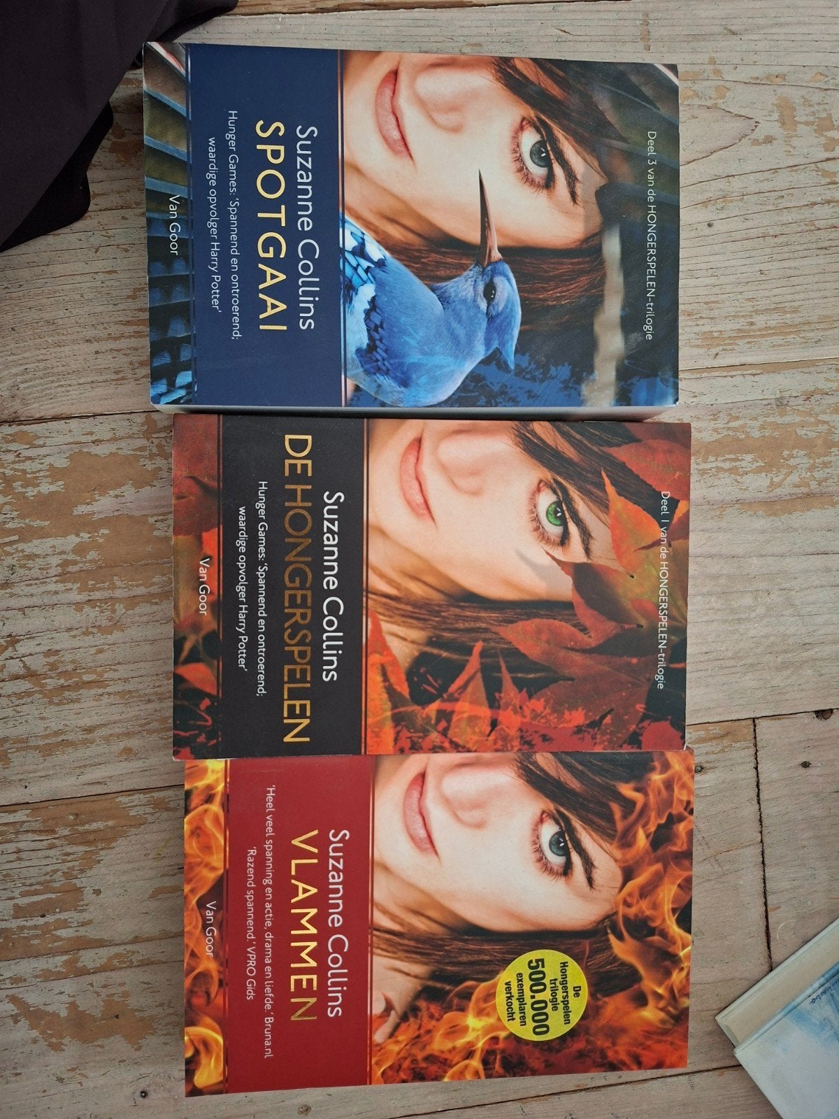 De Hongerspelen Trilogie - Suzanne Collins (3 boeken), Ophalen of Verzenden, Gelezen, Suzanne Collins, Nederland