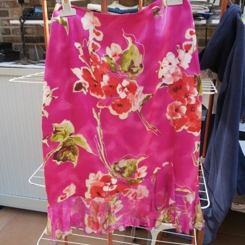 Rokje bloemenprint volant onderaan Weill mt 38-40, Maat 38/40 (M), Overige kleuren, Nieuw, Weill