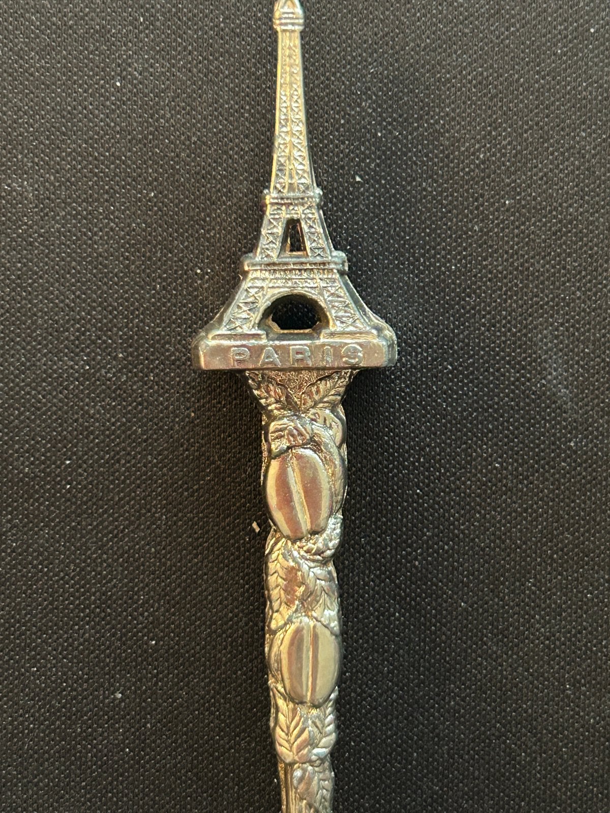 Lepeltje Parijs Eiffeltoren, Gebruikt, Verzilverd, Ophalen of Verzenden, Metaal