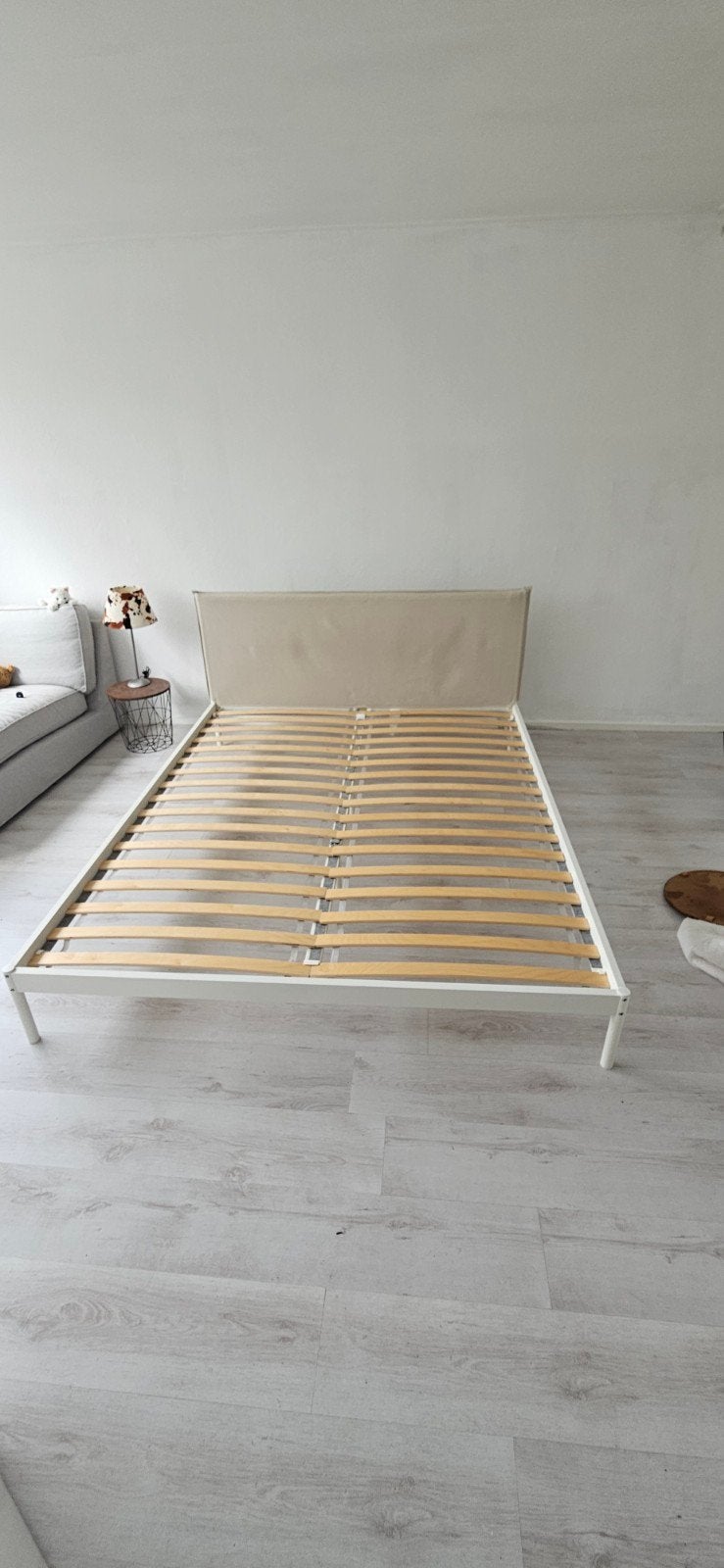 Tweepersoonsbed IKEA Kleppstad, Ophalen, Gebruikt, Wit, Tweepersoons