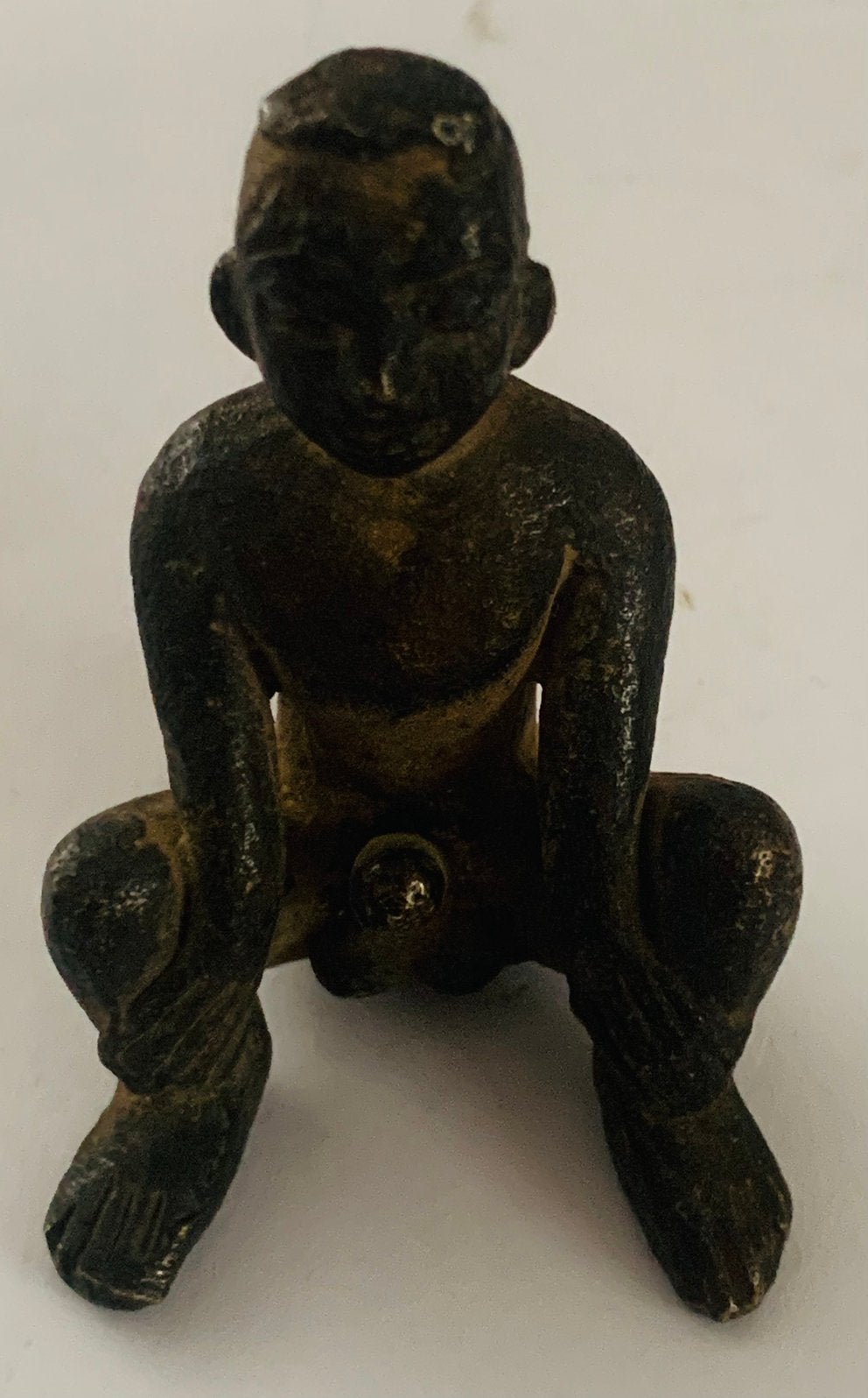 Antique bronze erotic figure Nepal?, Antiek en Kunst, Antiek | Koper en Brons, Ophalen of Verzenden, Brons