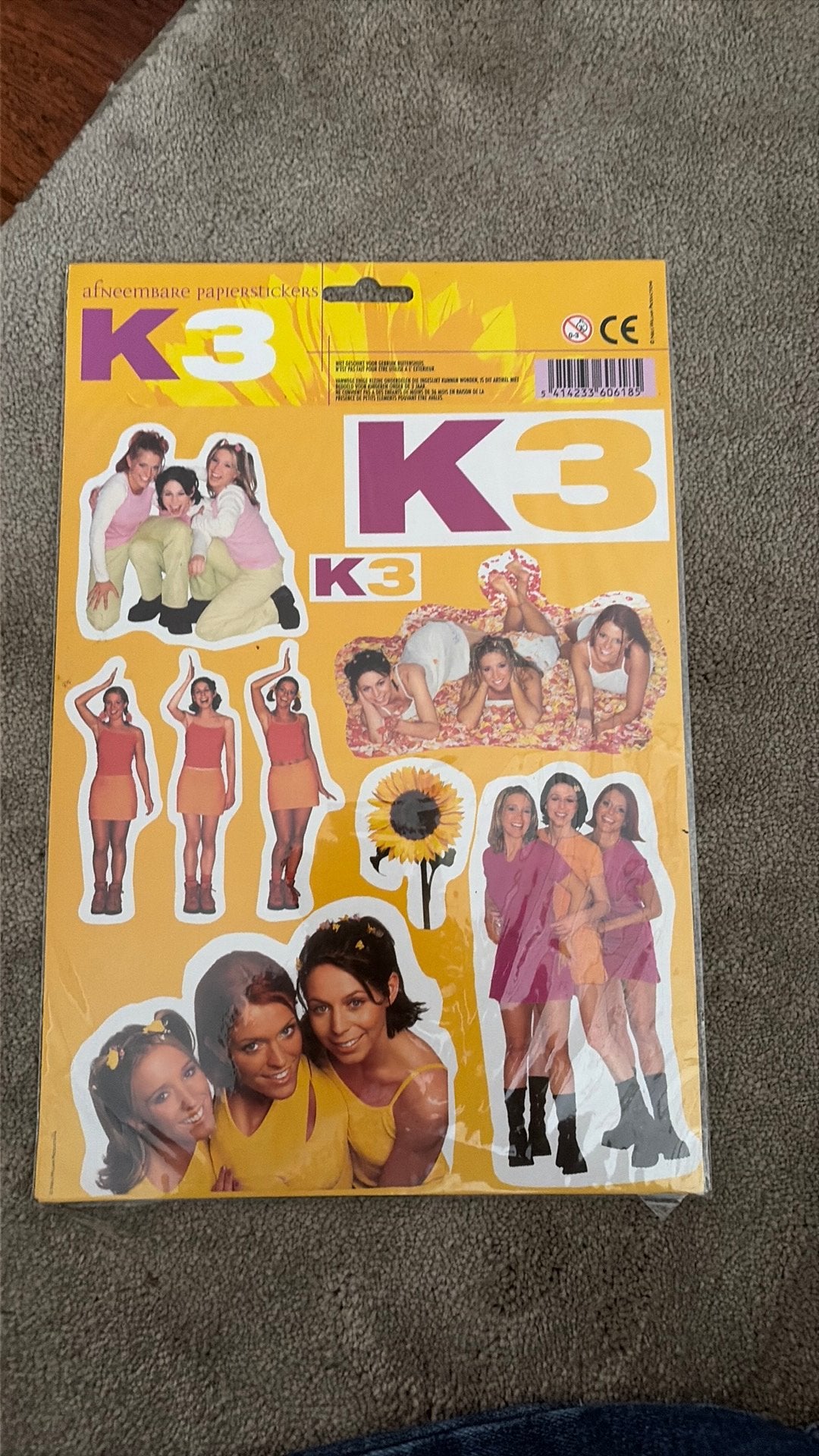K3 stickers, Ophalen of Verzenden, Zo goed als nieuw