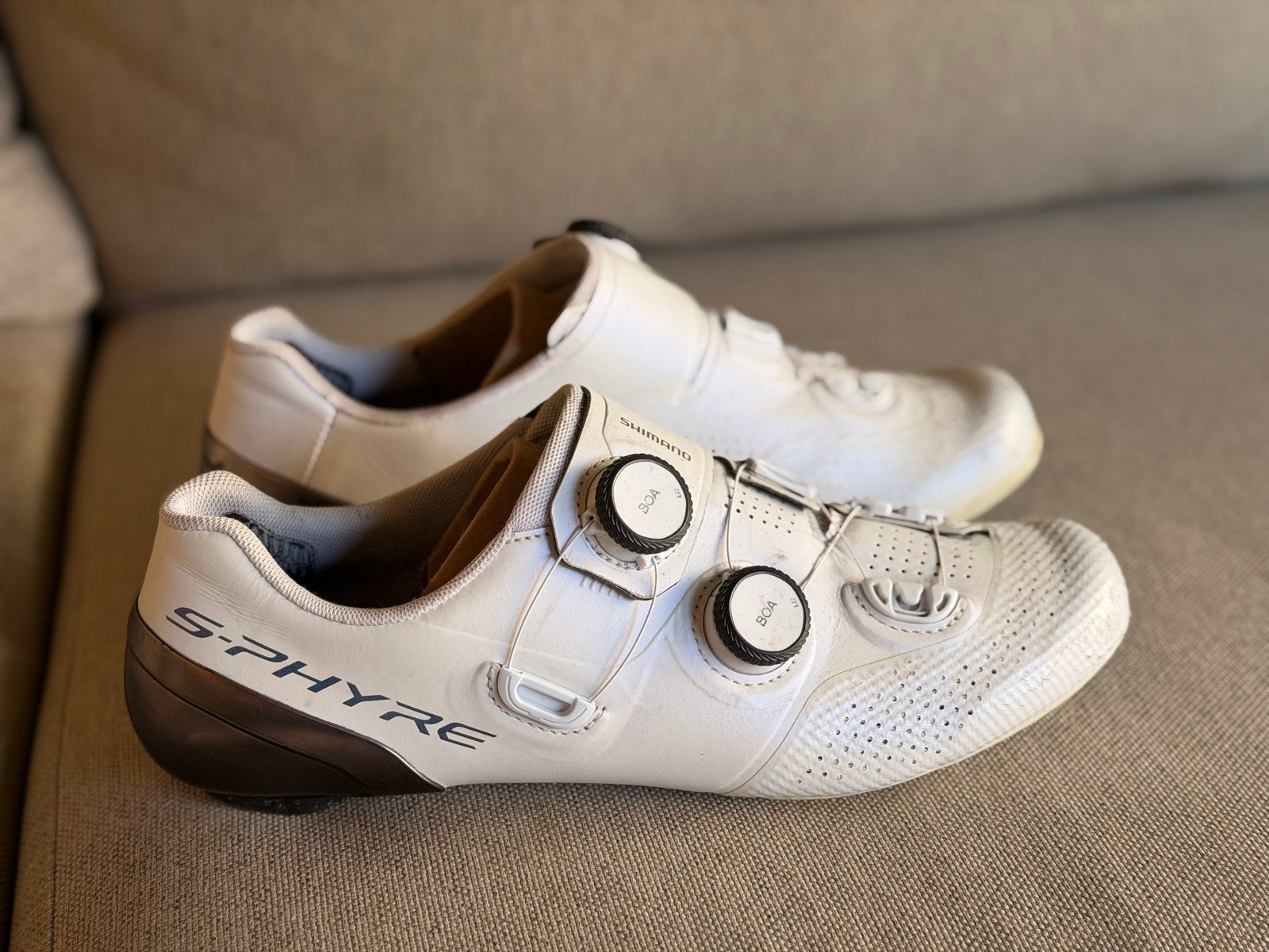 Shimano S-Phyre 902 Fietsschoenen Maat 44 Wit BOA, Ophalen of Verzenden, Gebruikt, Kleding