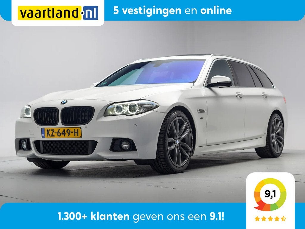 BMW 5 Serie TOURING 520i M-Sport High Executive Aut. [ Panor, Automaat, 15 km/l, Gebruikt, 4 cilinders