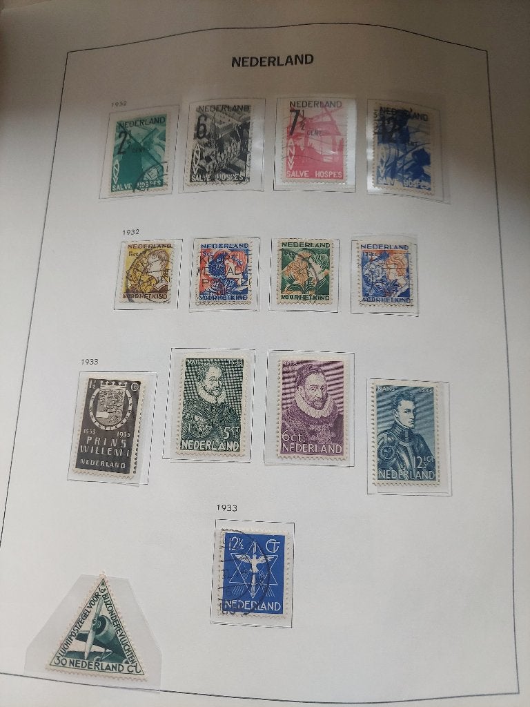 Wm Blz 17 zie scan no 252-55 ongebruikt, Ophalen of Verzenden