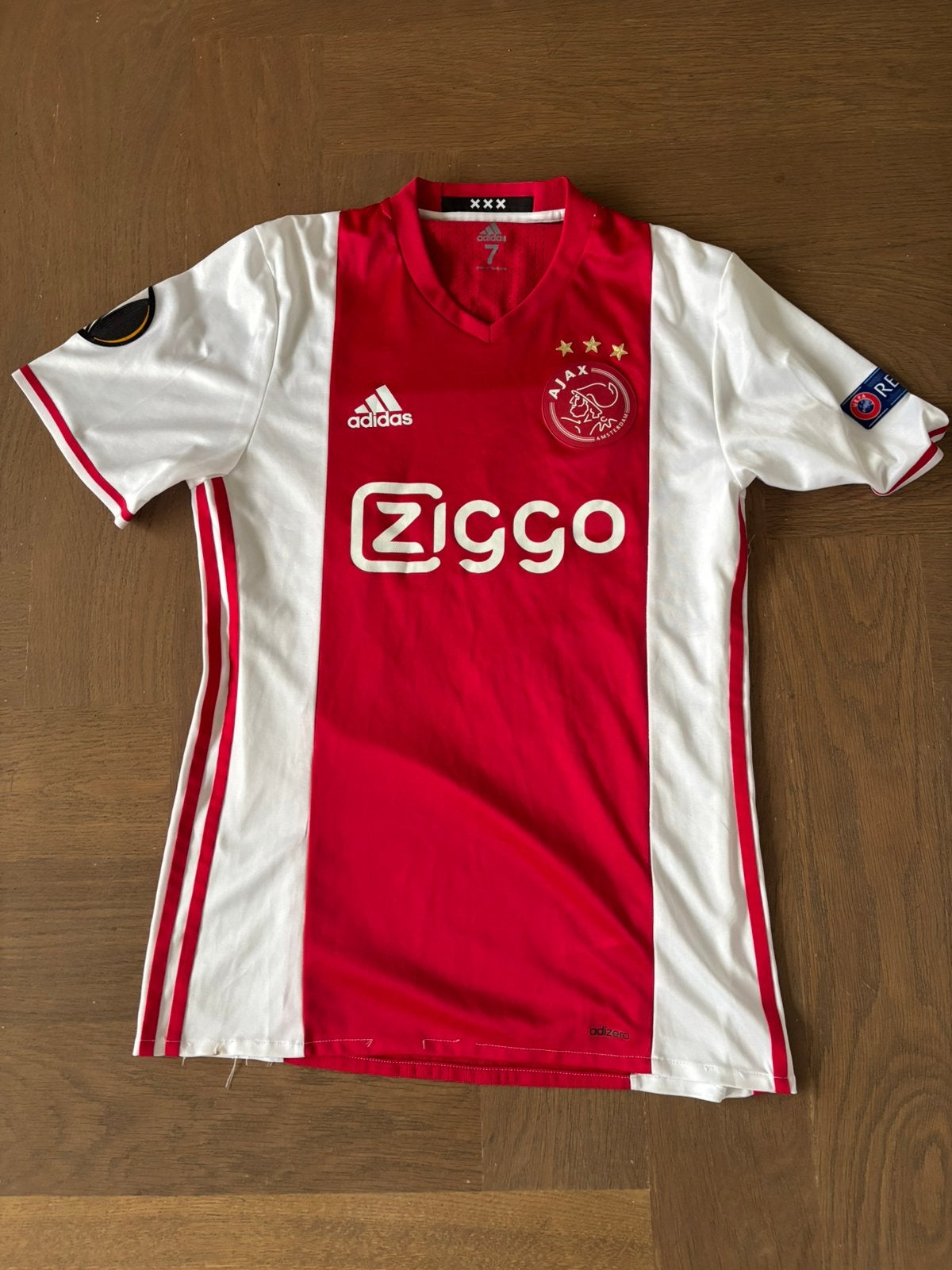 Ajax Matchworn Mitchel Dijks Match Worn, Sport en Fitness, Ophalen of Verzenden, Nieuw, Shirt