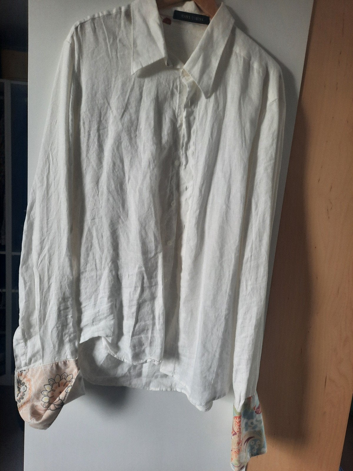 Hans Ubbink overhemd xxxl, Kleding | Heren, Wit, Hans Ubbink, Ophalen of Verzenden, Overige halswijdtes