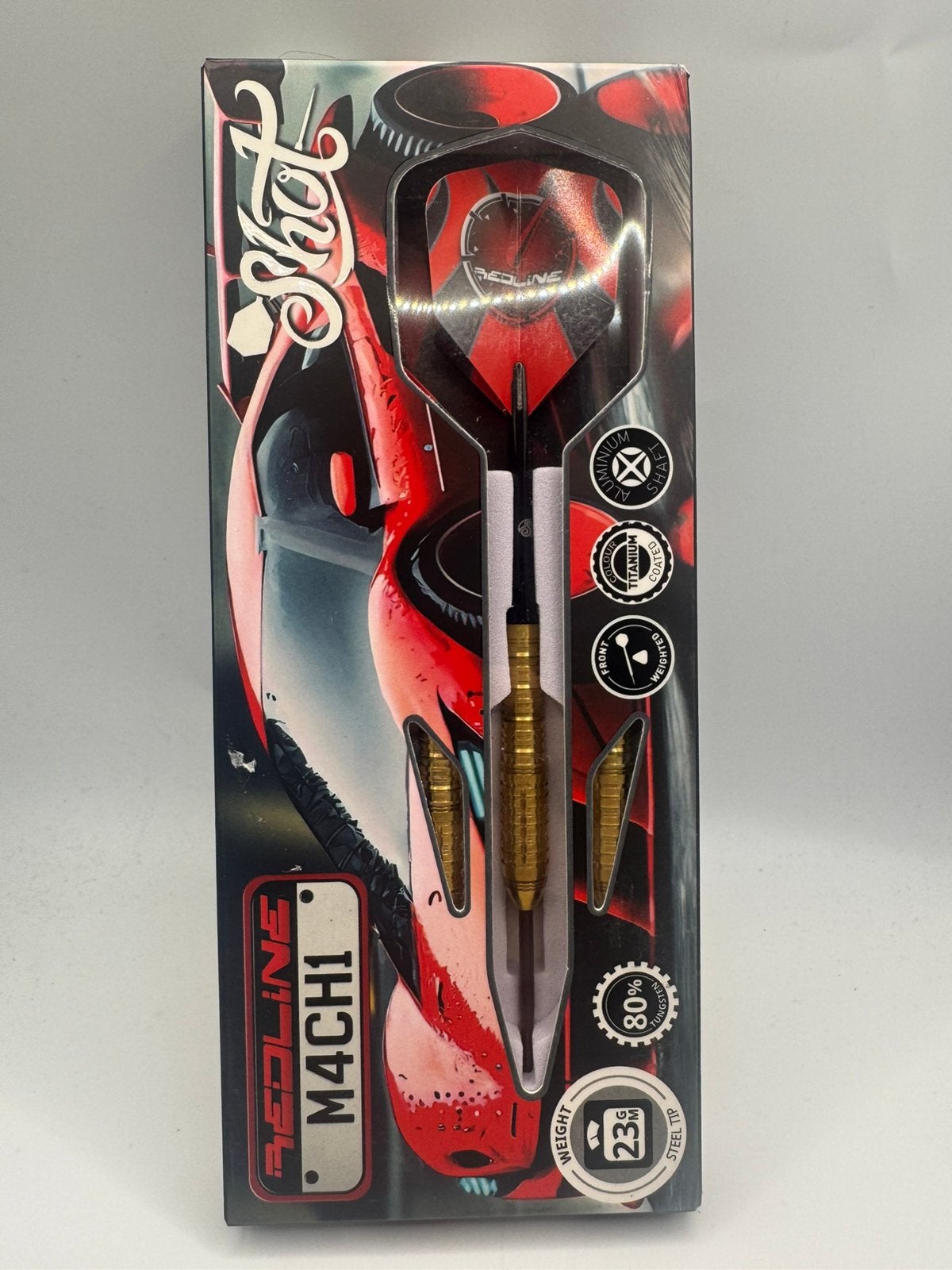 Shot Redline Mach1 23 Gram Dartpijlen, Ophalen of Verzenden, Zo goed als nieuw, Nvt, Pijlen