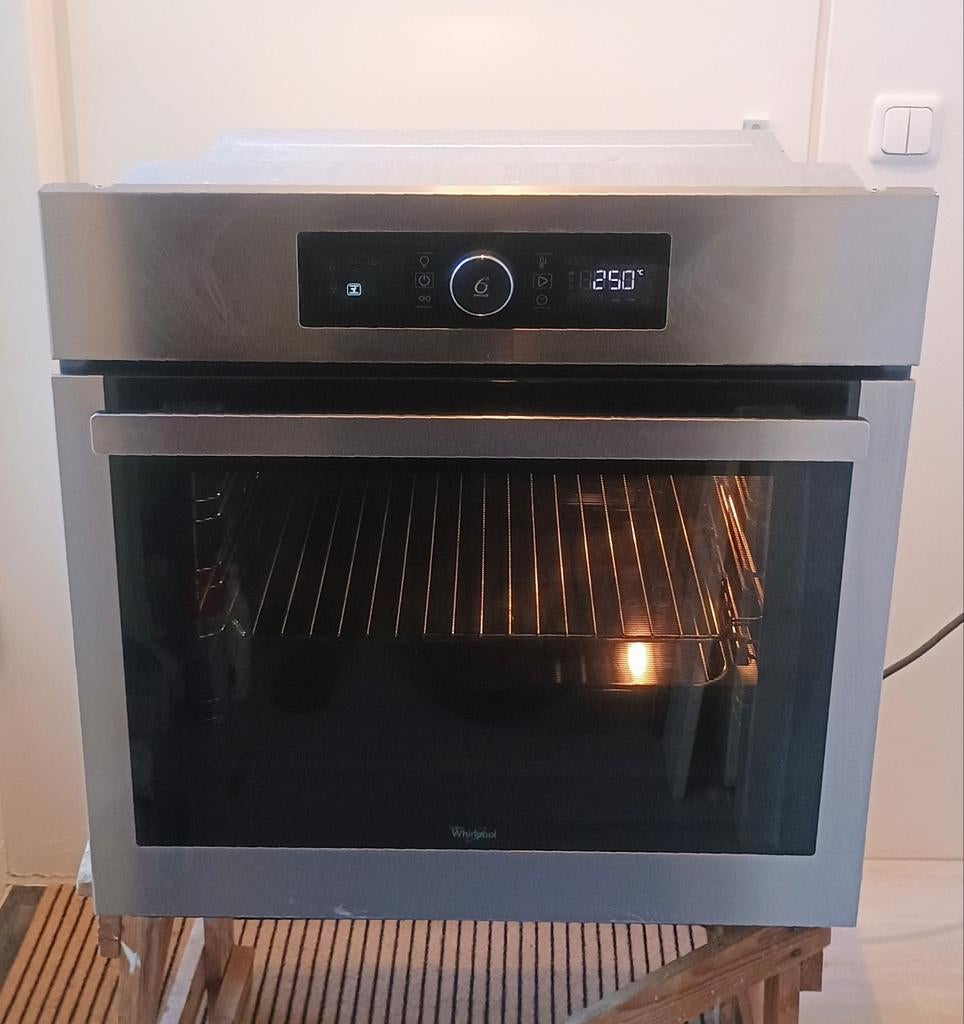 Whirlpool inbouw heteluchtoven 6th sense FXZM6 AKZ 6220 IX, Witgoed en Apparatuur, Ovens, Gebruikt, Ophalen of Verzenden, Oven met grill