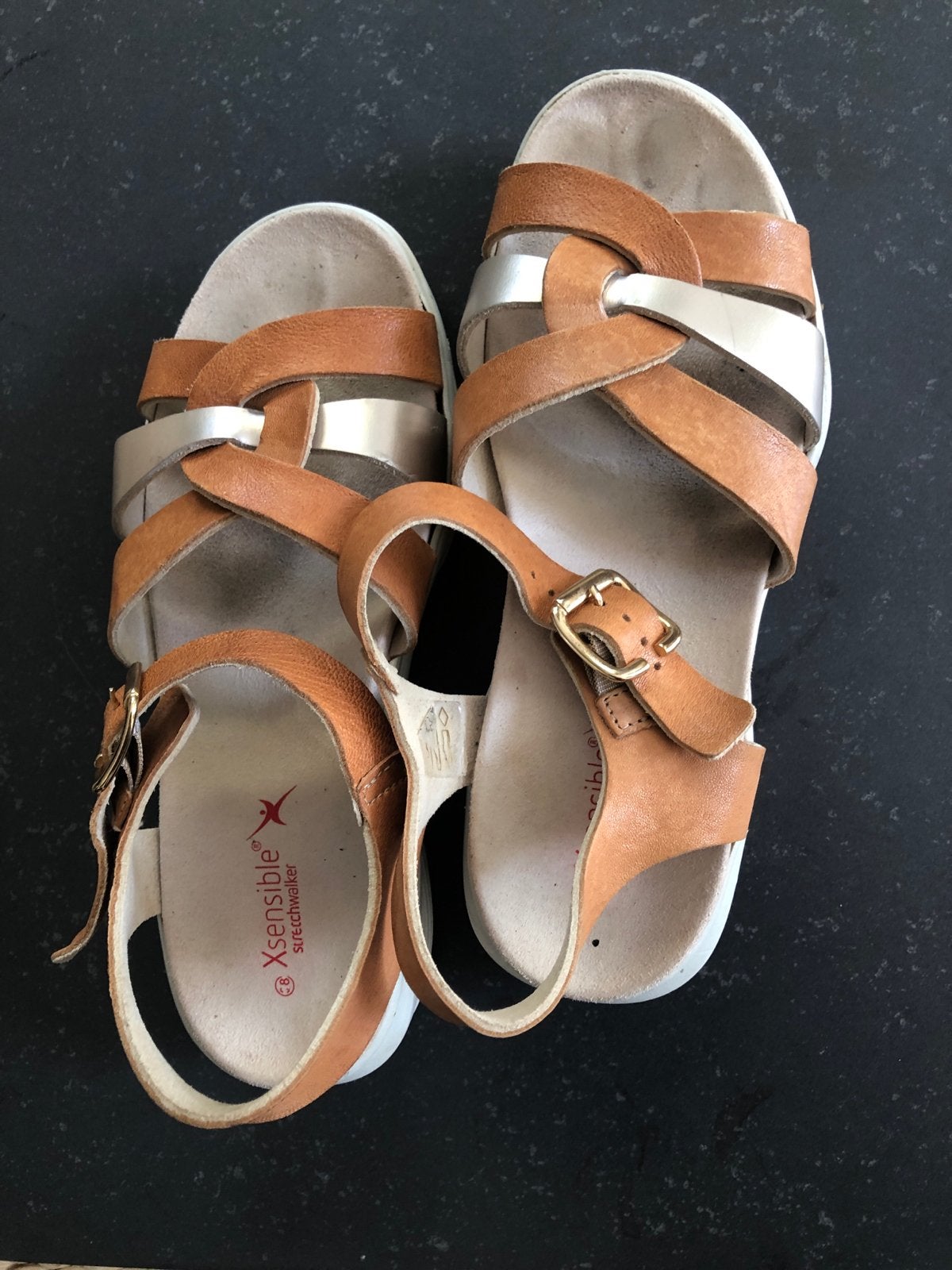 Xensible sandalen maat 38 - Zo goed als nieuw, Ophalen of Verzenden, Zo goed als nieuw, Bruin, Sandalen of Muiltjes