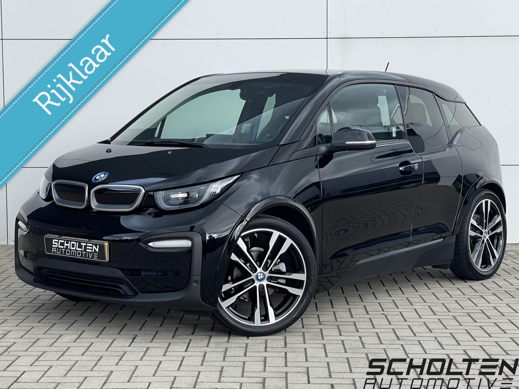BMW i3 Dark Shadow Edition 120Ah 42 kWh Warmtepomp Navi Came, Auto's, Automaat, Gebruikt, Zwart, 4 stoelen