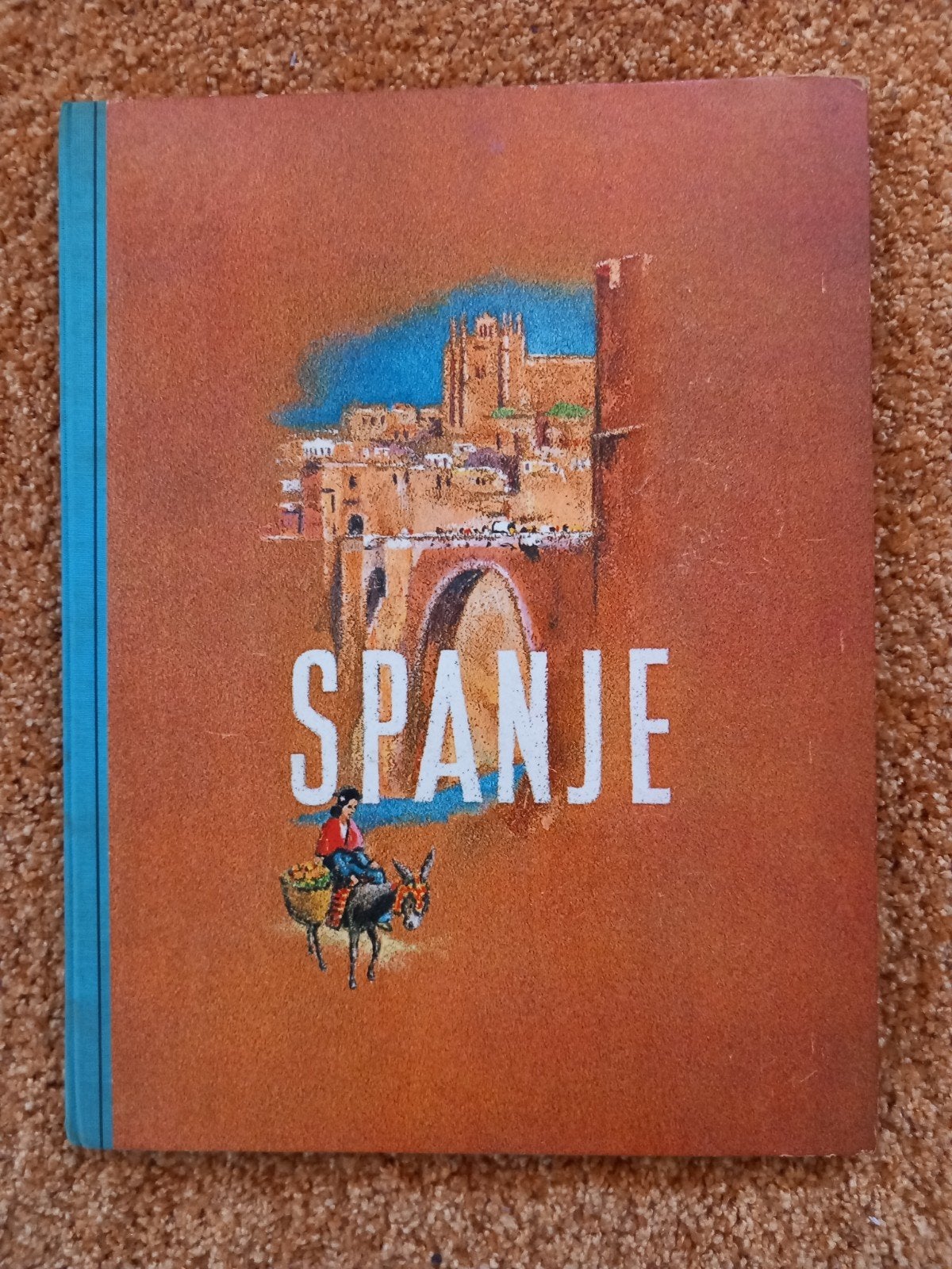 Vintage reisgids Spanje - Douwe Egberts (1953), Overige merken, Europa, Jan Derks en L.J. Bubenik, Ophalen of Verzenden