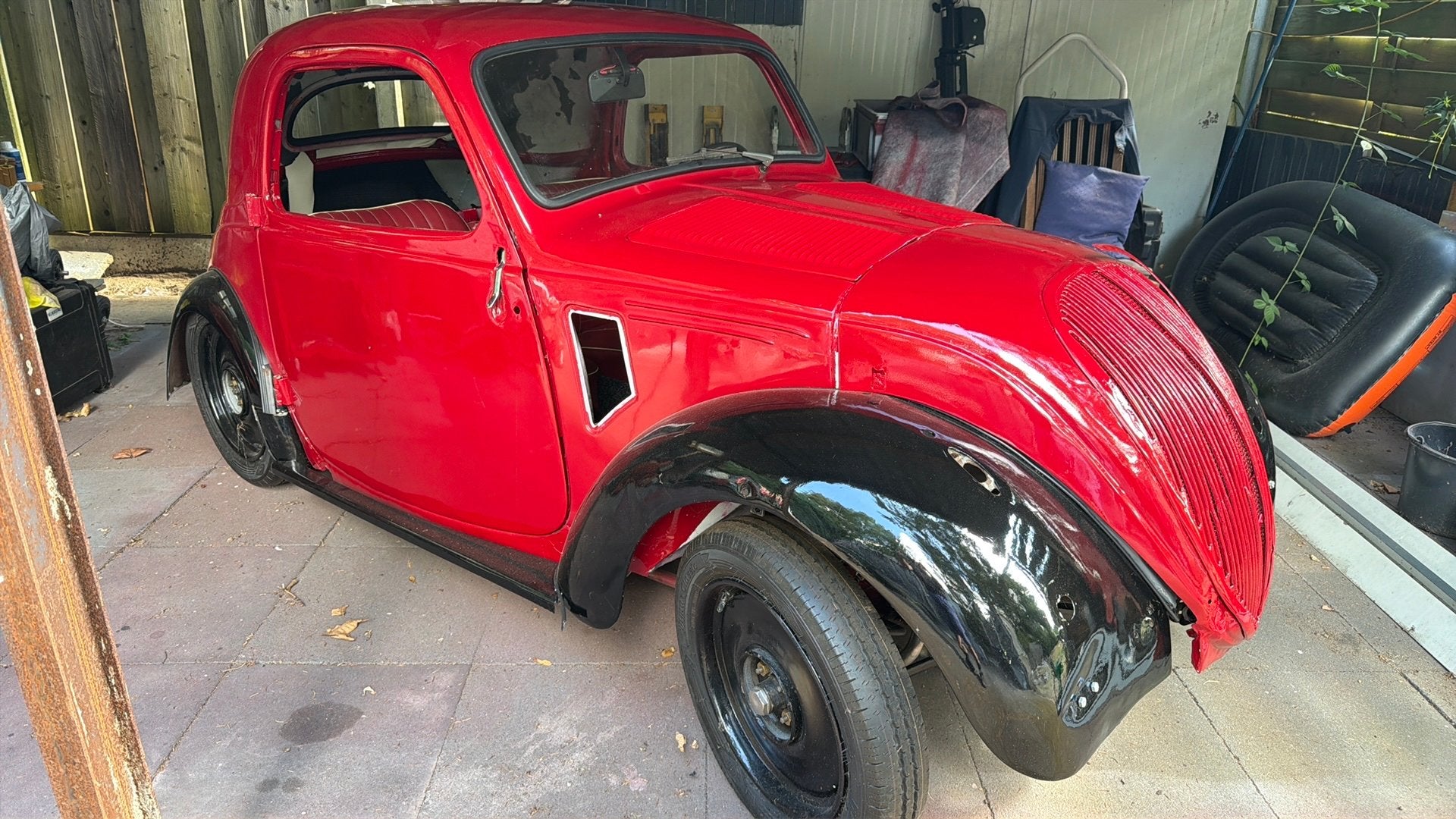 Fiat Topolino/ Simca 5 1938 zonder kenteken, Handgeschakeld, Particulier, Te koop, Coupé