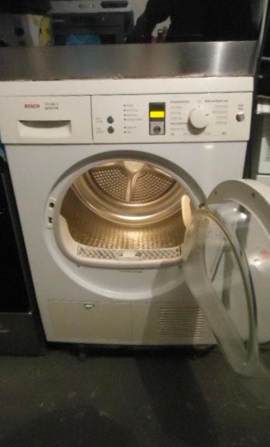 Bosch wasdroger zo goed als nieuw, Witgoed en Apparatuur, Ophalen, 6 tot 8 kg, Zo goed als nieuw, Voorlader