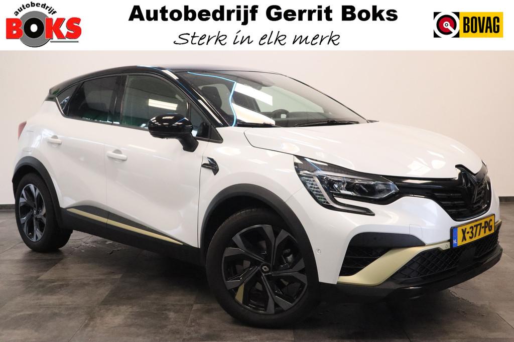 Renault Captur 1.6 E-Tech full hybrid 145 E-Tech engineered, Stof, Gebruikt, 715 kg, Wit