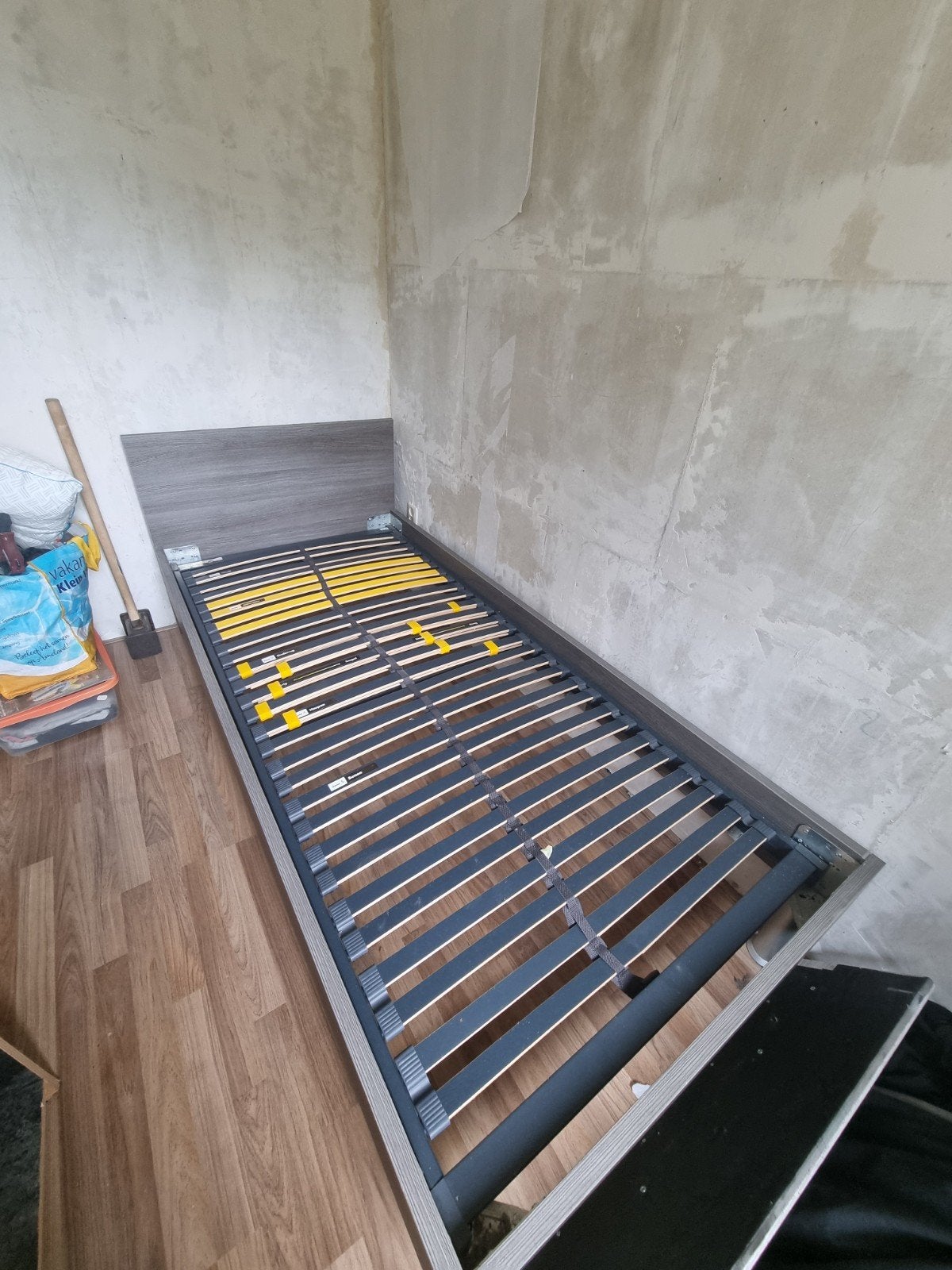 bed+kledingkast, Huis en Inrichting, Ophalen, Eenpersoons, Hout, 90 cm