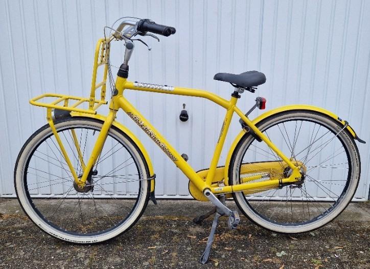 Te koop Gazelle NL transportfiets, Fietsen en Brommers, Fietsen | Heren | Herenfietsen, Ophalen, Terugtraprem, Gebruikt, Versnellingen