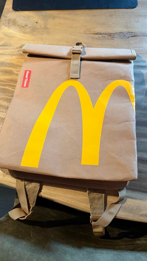 McDonald's rugtas, Sieraden, Tassen en Uiterlijk, Tassen | Rugtassen, Gebruikt, 25 tot 40 cm, Ophalen, Overige merken