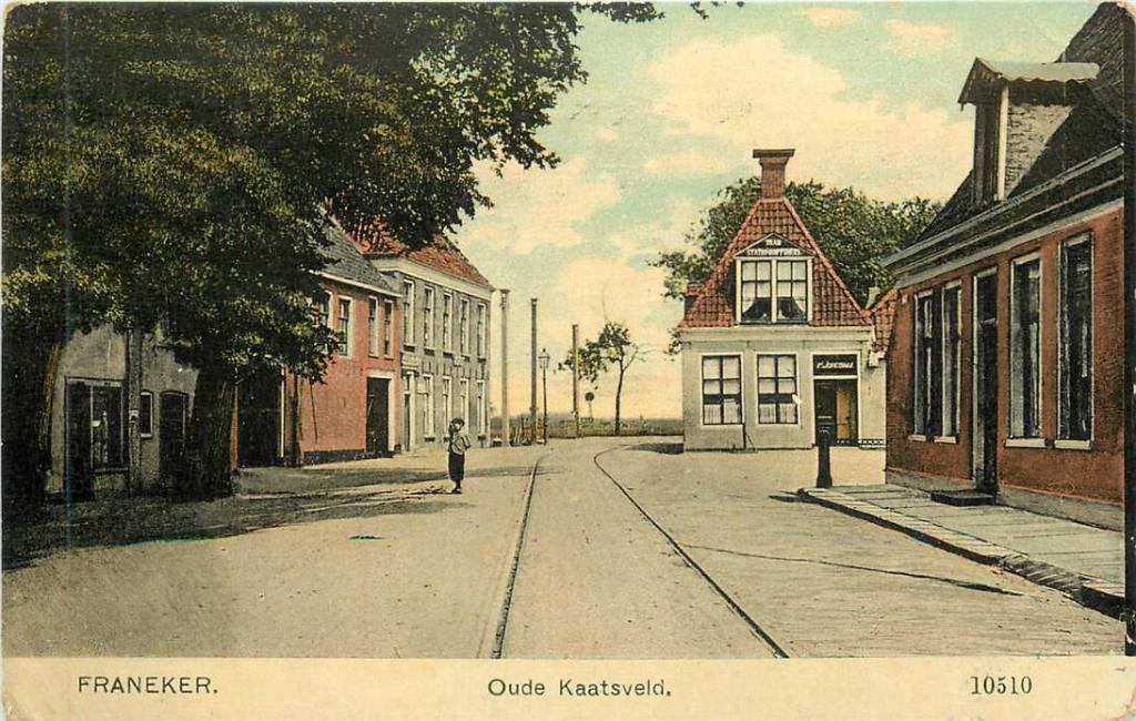 381-426-033 Franeker Oude Kaatsveld, Verzamelen, Ansichtkaarten | Nederland, Verzenden, Voor 1920, Friesland